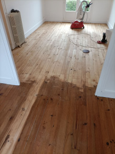 Photo de galerie - Rénovation de parquet 