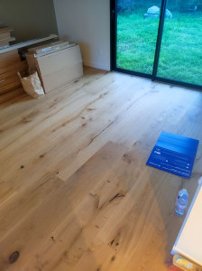 Photo de galerie - Pose parquet 