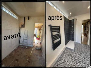 Photo de galerie - Rénovation complète salle de douche 