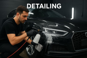 Photo de galerie - Nettoyage d'une Audi 