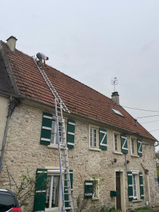 Photo de galerie - Nettoyage de toiture 