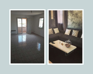 Photo de galerie - Création de mur en à chaud+ glaçage avec lustrage à sainte maxime 