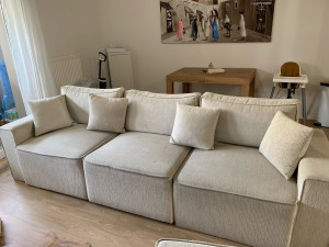 Photo de galerie - Nettoyage de canapé à la shampouineuse après 