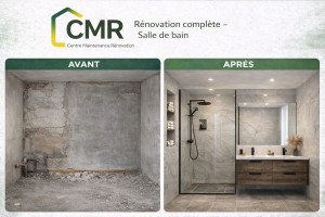 Photo de galerie - Rénovation d'une salle de bain 