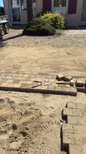 Photo de galerie - Pose de pavé 