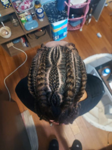 Photo de galerie - Cornrow tresses