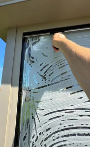 Photo de galerie - Lavage de vitre 
