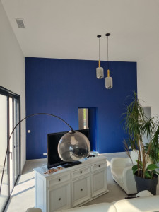 Photo de galerie - Peinture maison neuve et mur couleur ! 