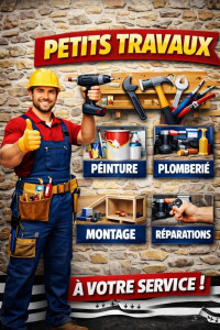 Photo de galerie - Disponible pour tout type de travaux et bricolage 