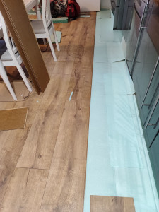 Photo de galerie - Pose de parquet - Revêtement de sol