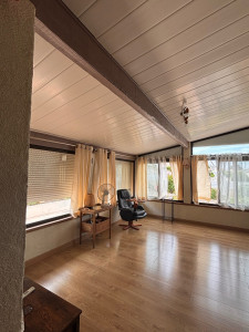 Photo de galerie - Pose de lame PVC plafond 