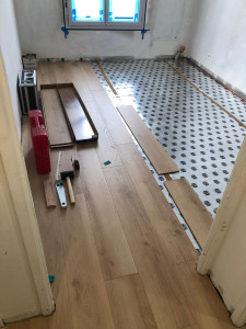 Photo de galerie - Pose de parquet - Revêtement de sol