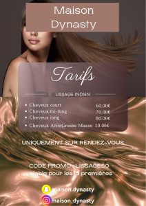 Photo de galerie - Tarifs