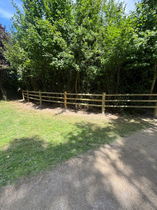 Photo de galerie - Clôture bois 