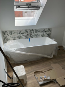Photo de galerie - Chantier de salle de bain 