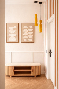 Photo de galerie - Rénovation , aménagement et décoration d’une entrée