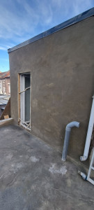 Photo de galerie - Cimentag des murs travail propre 