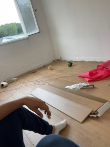 Photo de galerie - Pose de parquet 