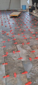 Photo de galerie - 30x60/Joints 3mm/Pose quinconce