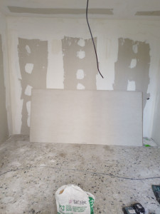 Photo de galerie - Placoplâtre et bande a joint
