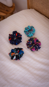 Photo de galerie - Chouchou fait avec des chutes de tissu 