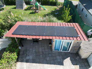 Photo de galerie - Installation kit plug and play 3000w en auto consomation 