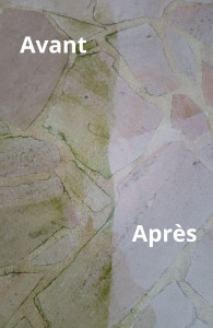 Photo de galerie - Nettoyage terrasse en pierre 