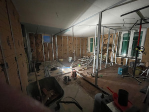 Photo de galerie - Isolation et ferraillage des murs extérieurs 