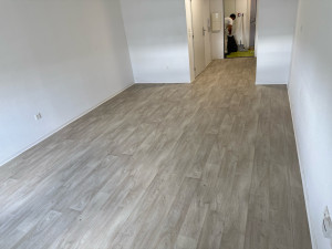 Photo de galerie - Sol en revêtement pvc effet parquet 
