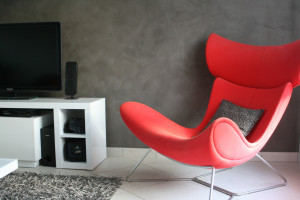 Photo de galerie - Enduit décoratif à la chaux gris 