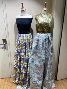 Photo de galerie - Un simple tissu pour recouvrir et réaliser une juste ajuster d’un bustier 