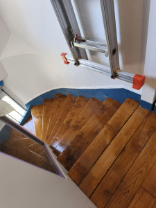 Photo de galerie - Pose de parquet - Revêtement de sol