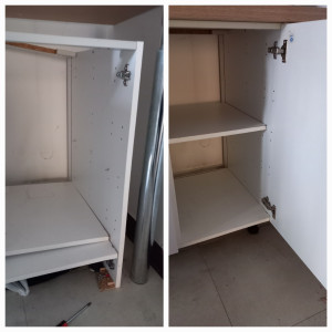 Photo de galerie - Réparation meuble de cuisine