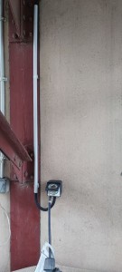 Photo de galerie - Installation d'une prise de courant renforcé pour véhicules électriques à Vénissieux 