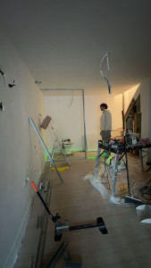 Photo de galerie - Rénovation maison 60m2 isolation à ameublement pour airbnb 