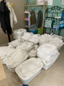 Photo de galerie - Forfait Lavage & Repassage Linge de Maison  ou Forfait Repassage Linge de Maison à partir de 5 pièces ( draps plat, draps housse, housse de couette, taies…) 2 taies compte pour 1 pièce 