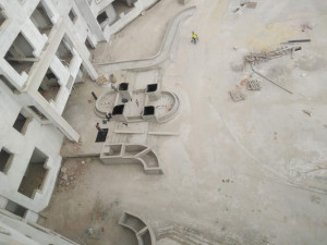 Photo de galerie - Réalisation d'une entrée pour une grande résidence 