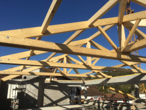 Photo de galerie - Charpente bois traditionnelle