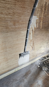 Photo de galerie - Saignée pour 3 prise de courant et rj45