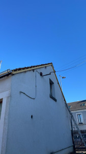 Photo de galerie - Reprise du chevron de rive et de la gouttière 