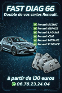 Photo de galerie - Double cartes Renault 