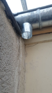 Photo de galerie - Gouttière en zinc 