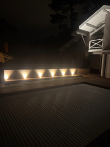 Photo de galerie - Création de 6 spots terrasse avec télécommande radio