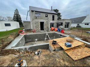 Photo de galerie - Construction d’une maison individuelle avec sa piscine