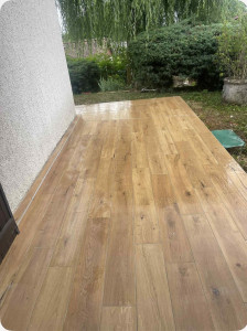 Photo de galerie - Pose de parquet - Revêtement de sol