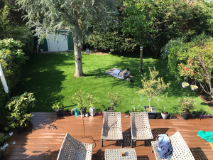 Photo de galerie - Réalisation d’une terrasse en bois exotique 