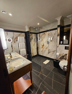 Photo de galerie - SDB hôtel 5* (Irlande), chambre premium. 