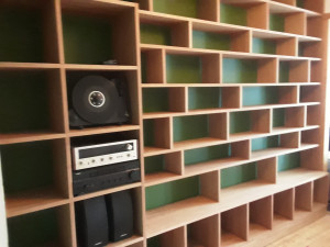 Photo de galerie - Bibliothèques sur mesure en chêne