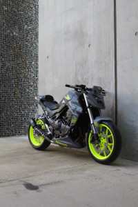 Photo de galerie - Shooting équipe moto agneaux. 