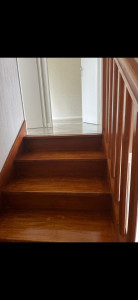 Photo de galerie - Vernis escalier 